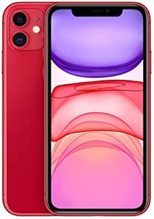 Apple iPhone 11, 128GB, Unlocked - Red (Renewed)